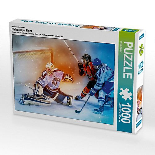 CALVENDO® Puzzle Eishockey - Fight Foto-Puzzle Bild von Peter Roder Puzzle