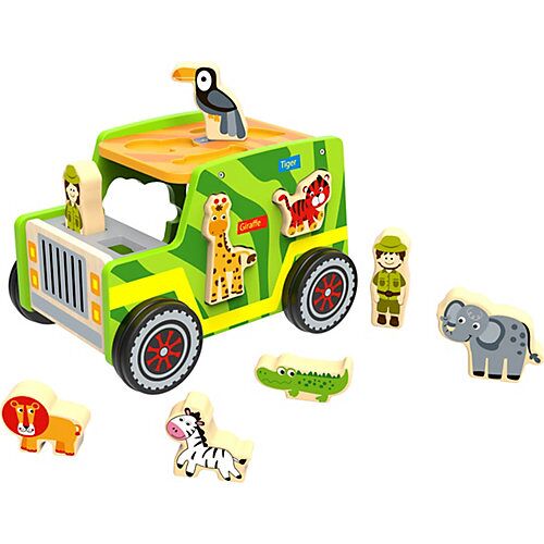 Tooky Toy Formpuzzle Safari Jeep