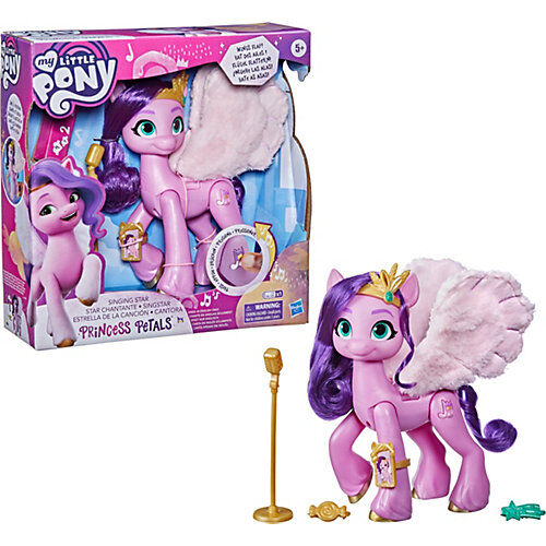 Hasbro My Little Pony: A New Generation Musikstar Pipp Petals – 15 cm großes, pinkfarbenes Pony, spielt Musik, Spielzeug Kinder ab 5 Jahren  Kinder