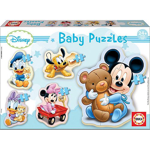 Educa Baby Puzzle Mickey, 5 x 3 bis 5 Teile