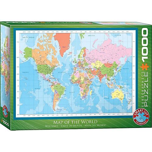 Eurographics Puzzle 1000 Teile-Weltkarte