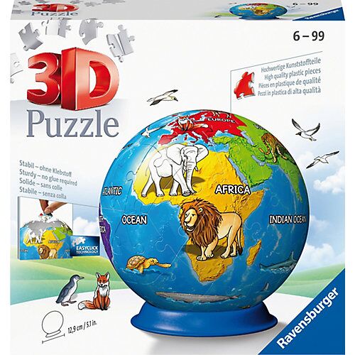 Ravensburger puzzleball® Ø13 cm, 72 Teile , Kindererde