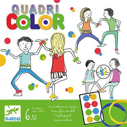 DJECO Bewegungsspiel Quadricolor