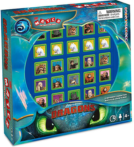 Winning Moves Top Trumps Match How to train your Dragon, Würfelspiel