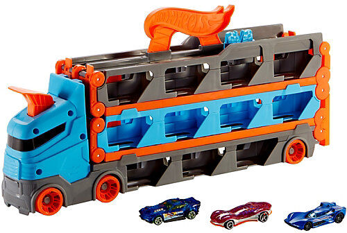 Mattel Hot Wheels 2-in-1 Rennbahn Transporter