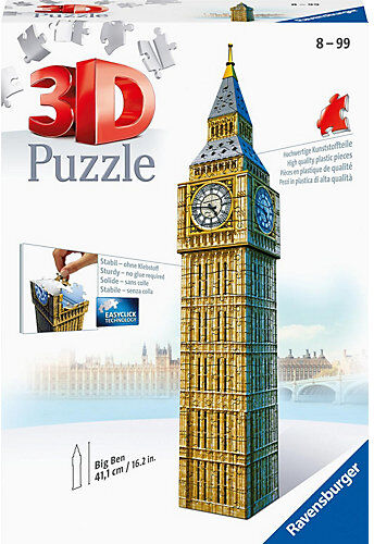 Ravensburger 3D-Puzzle, H41 cm, 216 Teile, Big Ben