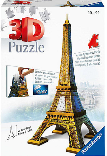 Ravensburger 3D-Puzzle, H44 cm, 216 Teile.  Eiffelturm