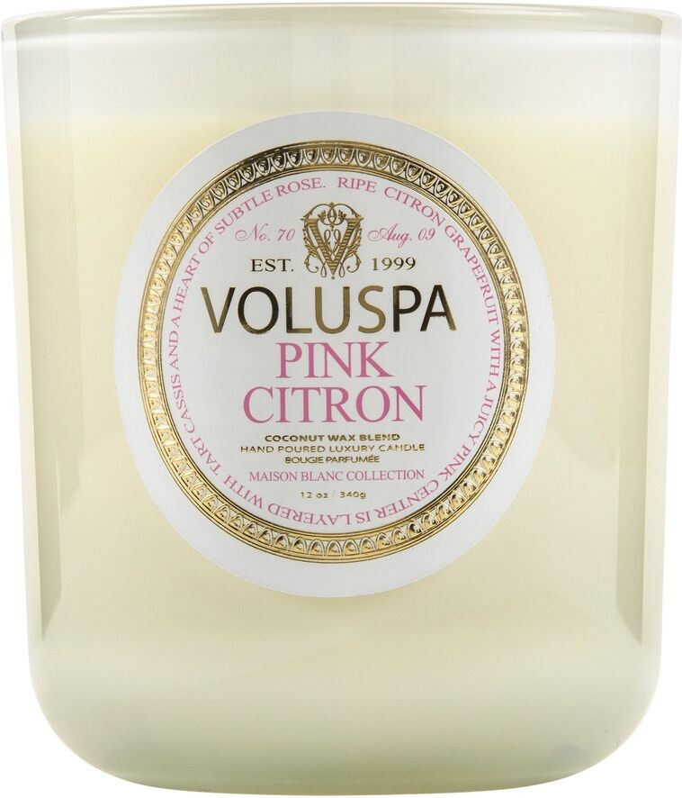 VOLUSPA Klassische Maison Kerze Rosa Zitrone