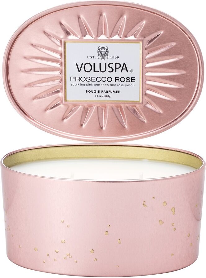 VOLUSPA Ovale Kerze Prosecco Rose