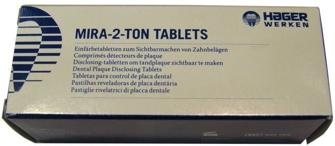 Miradent miradent Mira 2 Ton Plaque Einfärbe-Tabletten