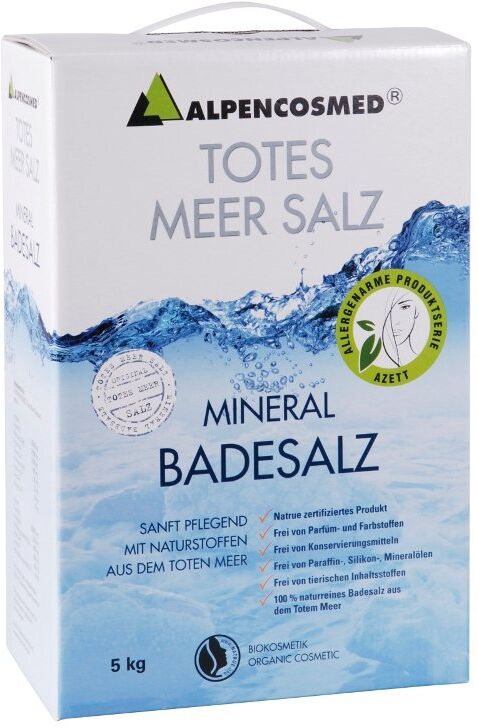 AZETT Alpencosmed Totes Meer Badesalz 100% Naturrein