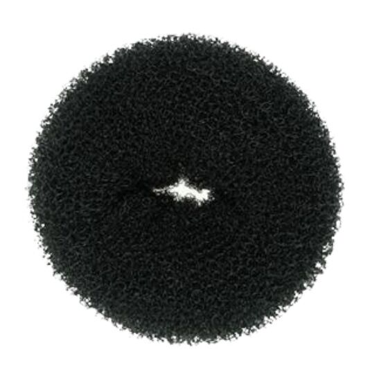 SOHO Haar Donut Ring - 9 cm, Schwarz