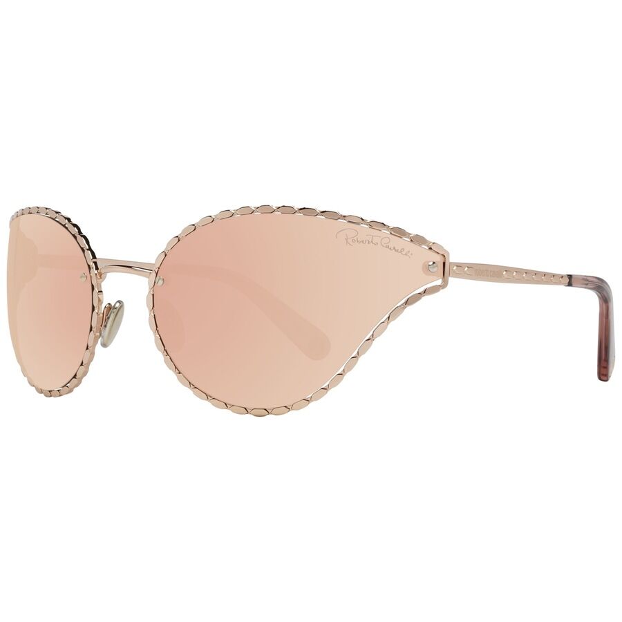 Roberto Cavalli Ästhetische Damen Sonnenbrille roségold-farben