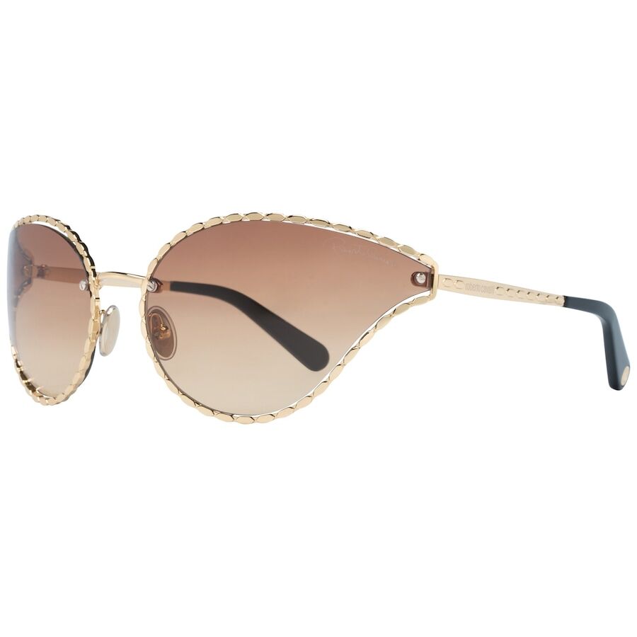 Roberto Cavalli Ästhetische Damen Sonnenbrille Gold