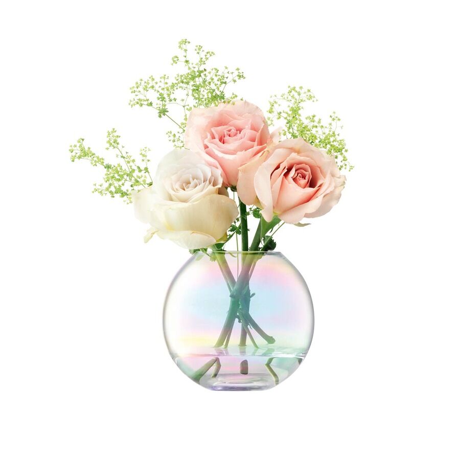 LSA International Vase Pearl klein, perlmuttfarben 12x12x11cm