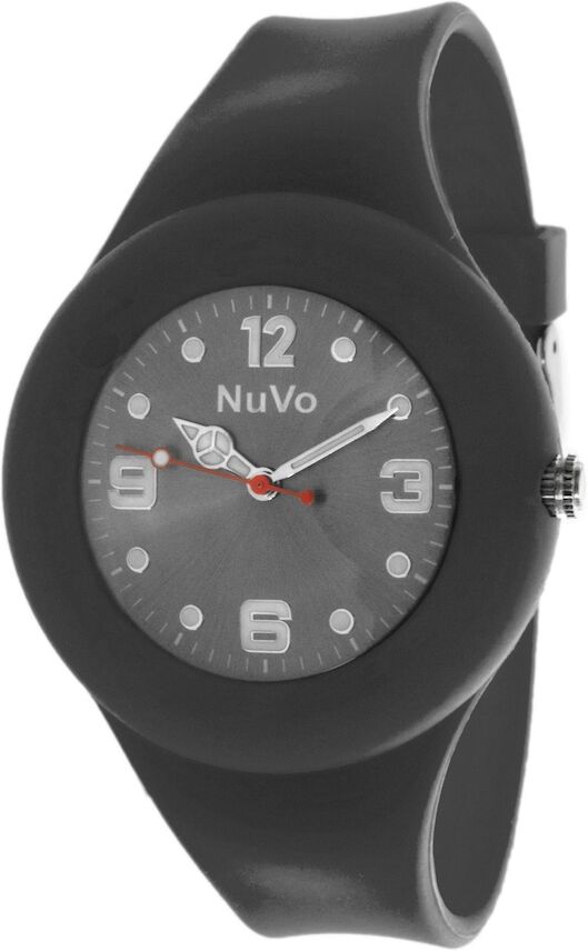 Nuvo Modische Unisex Armbanduhr mit schwarzem Ziffernblatt