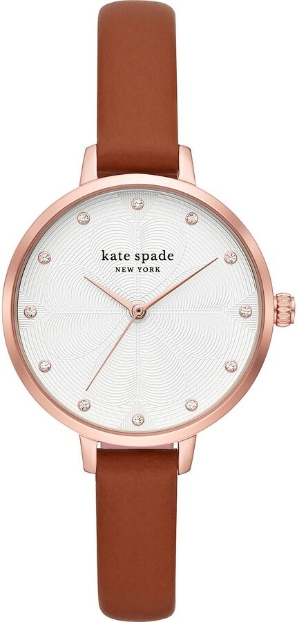 Kate Spade Kate Spade Damen-Uhren Analog Quarz Beige Beige 32012439