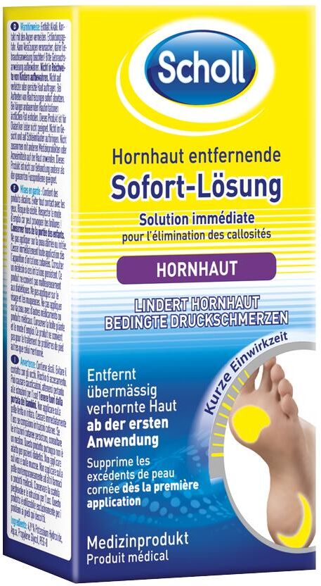 Scholl Hornhaut entfernende Sofort-Lösung