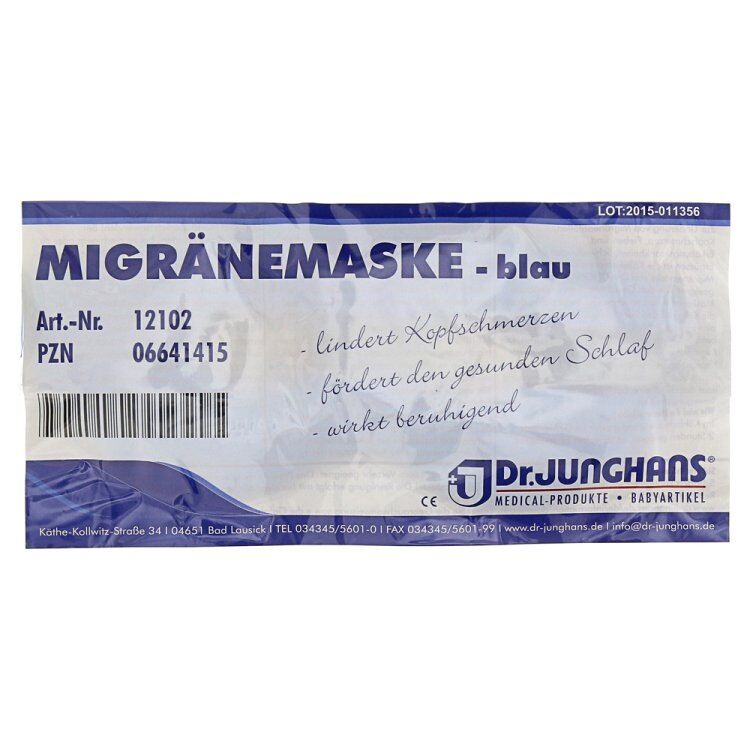 Dr. Junghans Medical GmbH Migränemaske, Blau