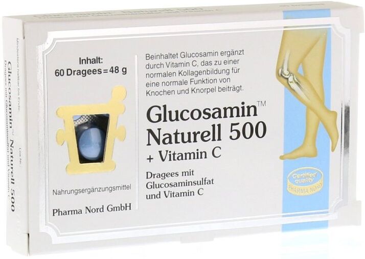 Pharma Nord Glucosamin Naturell 500 mg + Vitamin C Dragees