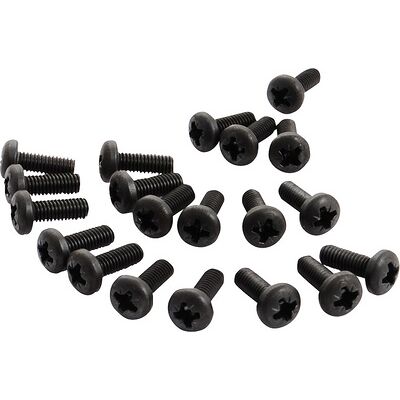 Adam Hall 5410BLK Rack Screw Pack Schwarz Adam Hall 5410BLK Rack Screw Pack Schwarz