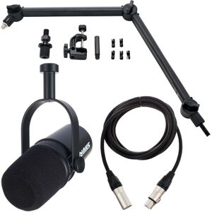 Shure MV7 X Podcast Bundle Schwarz