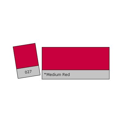 Lee Filter Roll 027 Medium Red Medium Red Lee Filter Roll 027 Medium Red Medium Red