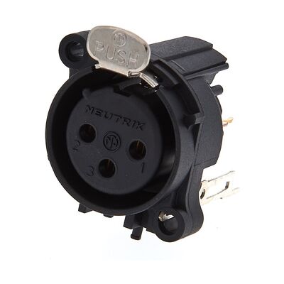 Neutrik NC 3 FAA V2 Schwarz Neutrik NC 3 FAA V2 Schwarz