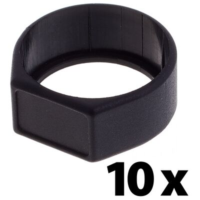 Neutrik XCR Ring Black 10x Schwarz Neutrik XCR Ring Black 10x Schwarz