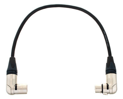 pro snake XLR Patch Angled/Angled 0.5m