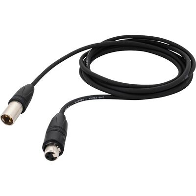 pro snake DMX AES/EBU Cable 3,0 Schwarz pro snake DMX AES/EBU Cable 3,0 Schwarz