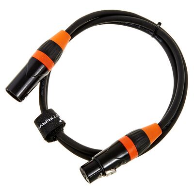 Stairville PDC5CC DMX Cable 1,0 m 5 pin Schwarz Stairville PDC5CC DMX Cable 1,0 m 5 pin Schwarz