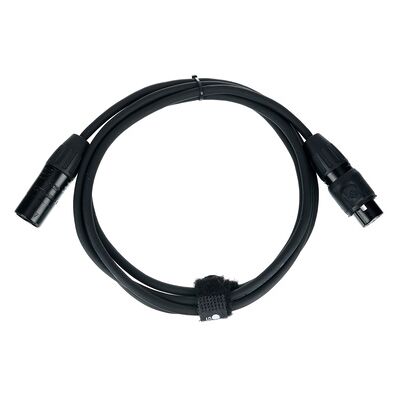 Stairville PDC3BK IP65 DMX Cable 2m 3pin Schwarz Stairville PDC3BK IP65 DMX Cable 2m 3pin Schwarz