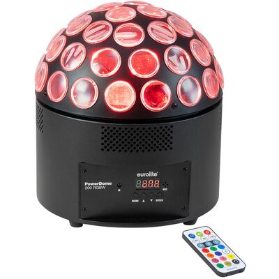 EuroLite PowerDome 200 RGBW Schwarz matt EuroLite PowerDome 200 RGBW Schwarz matt