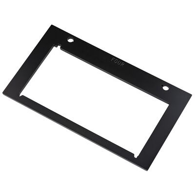 Magma Groove Terminal Faceplate Four Schwarz Magma Groove Terminal Faceplate Four Schwarz