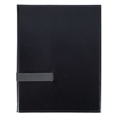 Leuchtturm 1917 Music Folder w/ Handbelt Schwarz Leuchtturm 1917 Music Folder w/ Handbelt Schwarz