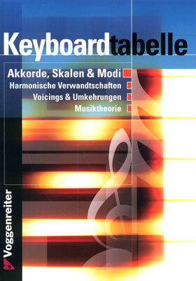 Voggenreiter Keyboardtabelle