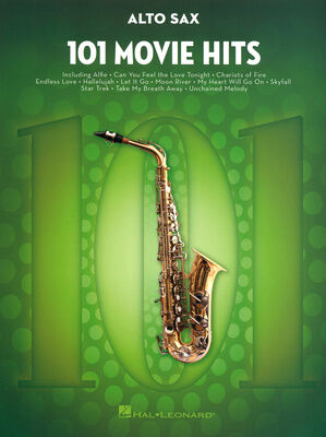 Hal Leonard 101 Movie Hits for Alto Sax