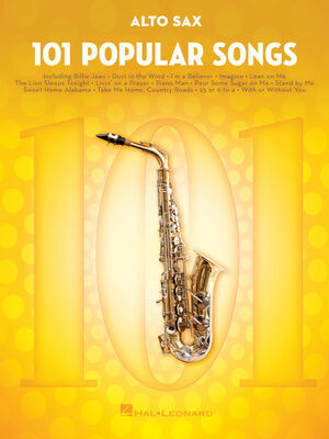 Hal Leonard 101 Popular Songs Alto Sax