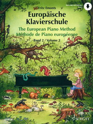 Schott Europäische Klavierschule 2+CD