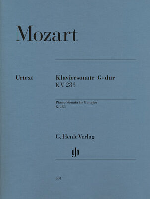 Henle Verlag Mozart Sonate G-Dur KV 283