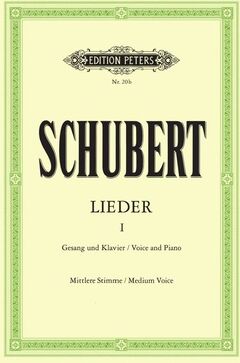 Edition Peters Schubert Lieder 1 Mittel