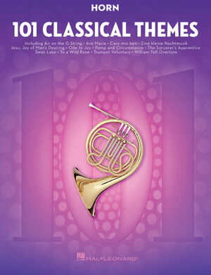 Hal Leonard 101 Classical Themes Horn