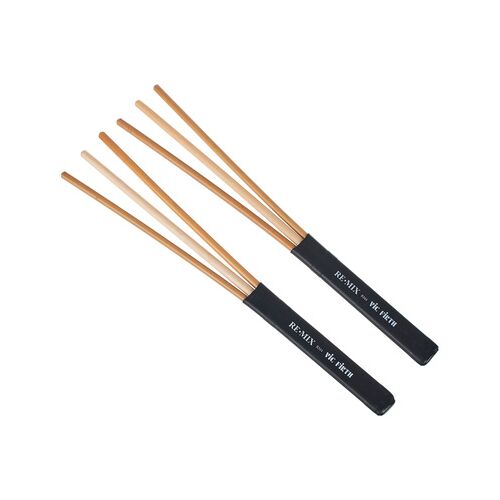 Vic Firth RM4 Remix Brushes Rattan Birch