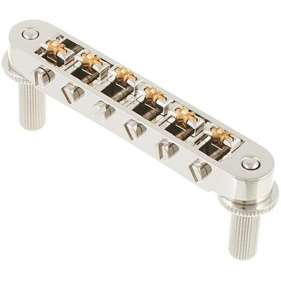 Göldo - Tunamatic Roller Bridge - 73,5mm - Nickel - Bridge Göldo - Tunamatic Roller Bridge - 73,5mm - Nickel - Bridge