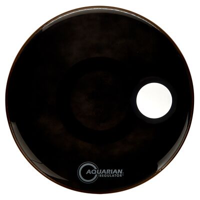 Aquarian "20" Regulator Black Bass Drum" schwarz Aquarian "20" Regulator Black Bass Drum" schwarz
