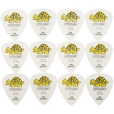 Dunlop Plectrums Tortex Wedge 0,73 Dunlop Plectrums Tortex Wedge 0,73