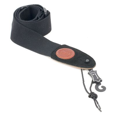 Levys "Classic Cotton Strap 2" BK" Schwarz Levys "Classic Cotton Strap 2" BK" Schwarz
