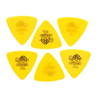 Dunlop Tortex Triangle 0,73 6 Pack Dunlop Tortex Triangle 0,73 6 Pack