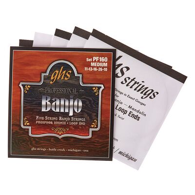 GHS PF160 5-String Banjo Set GHS PF160 5-String Banjo Set